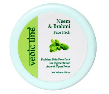 face packs for acne and pimples vedic line