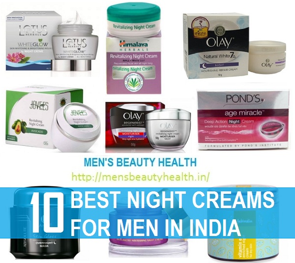 best night creams for men in india