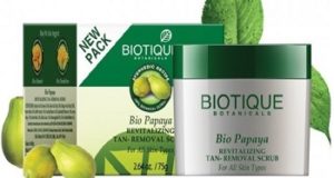 biotique 8 Top Best Anti Tan Facial Scrub for Men in India