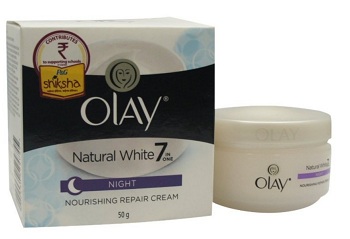 Olay Natural White All in One Night Nourishing Repair Cream