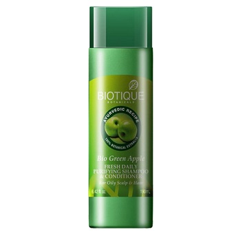 biotique best men's shampoo for oily hair thin hair
