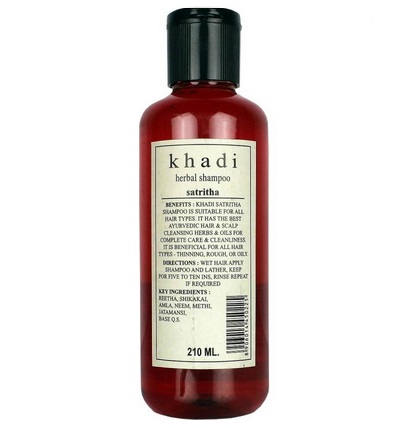 khadi best men's shampoo for oily hair thin hair