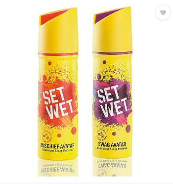 Set Wet Mischief and Swag Avatar Deodorant Spray for Men