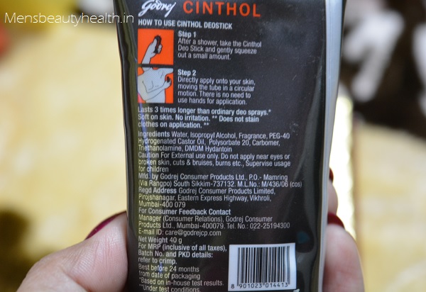 Cinthol Deo Stick For Men Intense Review and how to Use