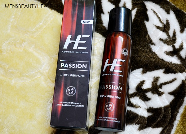 He Body Perfume Deodorant in Passion Review