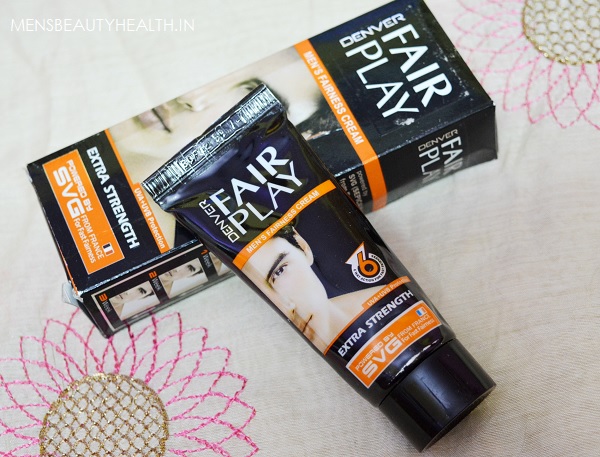 Denver Fair Play Men’s Fairness Cream Review, Price and Results