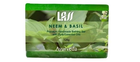 Lass Naturals Neem & Basil Soap