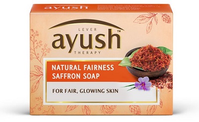 Lever Ayush Natural Fairness Saffron Soap