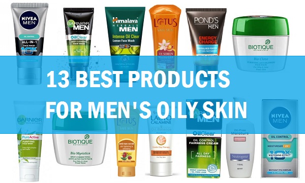 best products for men's oily face in india