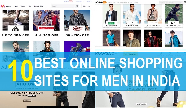 shopping sites for men's clothing