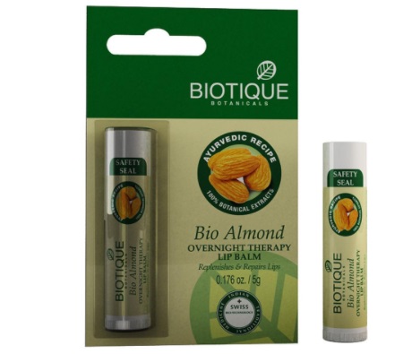 Biotique BIO Almond Overnight Therapy Lip Balm