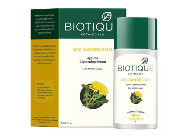 Biotique Bio Dandelion Ageless Lightening Serum (4)