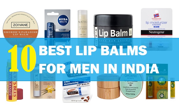 best lip balm for men in india