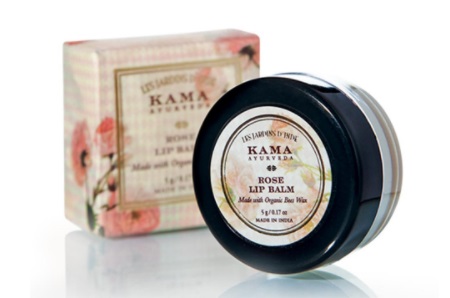 kama ayurveda rose lip balm