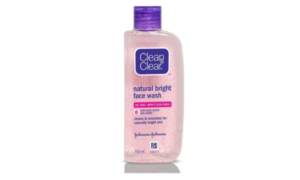 clean and clear natural bright face wash