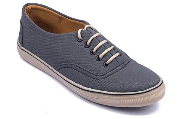 Rosso Italiano Men's black Casual Canvas sued Sneakers Shoe