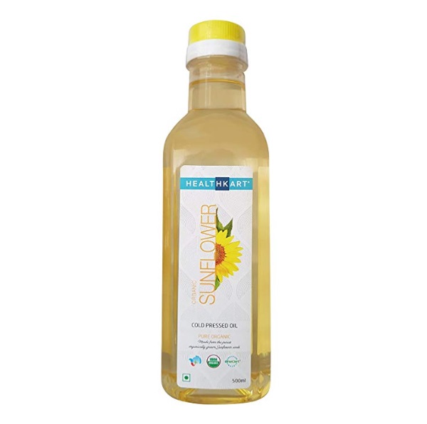 HealthKart Cold Pressed Organic Sunflower Oil