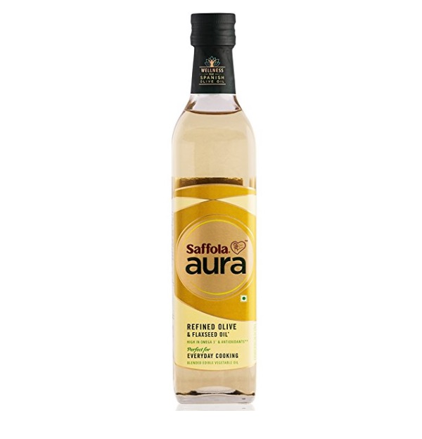 Saffola Aura Refined Olive & Flaxseed Oil