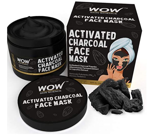 wow charcoal face mask