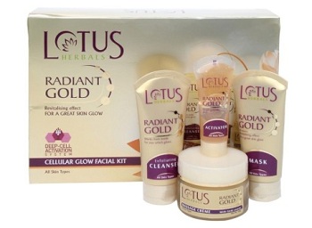 Lotus Radiant Gold Cellular Glow Facial Kit