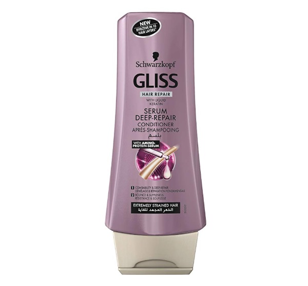 Schwarzkopf Gliss Hair Repair with Liquid Keratin Serum Deep Repair Conditioner