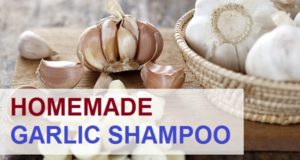 homemade garlic shampoo