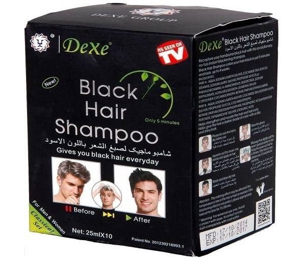 Dexe Black Hair Shampoo for Men & Women