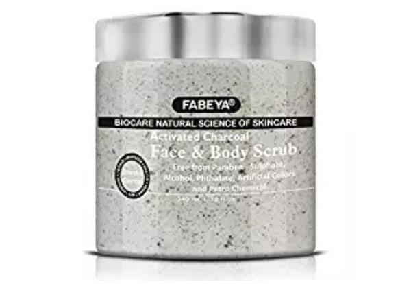 FABEYA Biocare Natural Activated Charcoal Face and Body Scrub