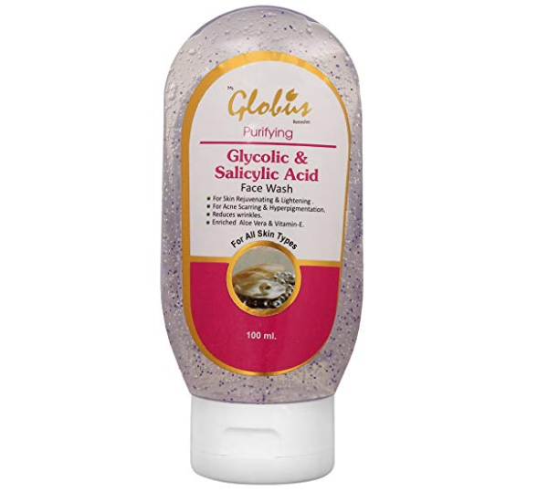 Globus Remedies Glycolic and Salicylic Acid Face Wash