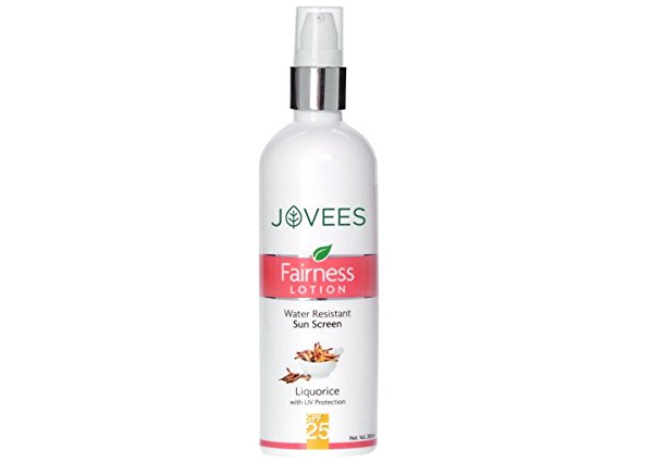 Jovees Water Resistant Sun Screen Fairness Lotion SPF 25