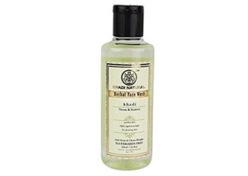 Khadi Paraben Free Anti Acne Neem Teatree and Basil Face Wash