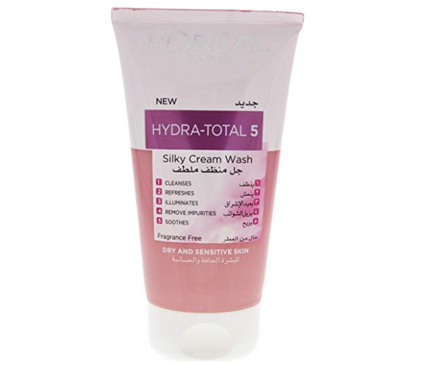 L'Oreal Hydra-Total 5 for Dry and Sensitive Skin Silky Cream Face Wash