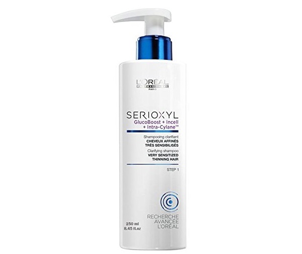L'Oreal Professionnel Serioxyl GlucoBoost, Incell, Intra-Cylane Thinning Hair Shampoo