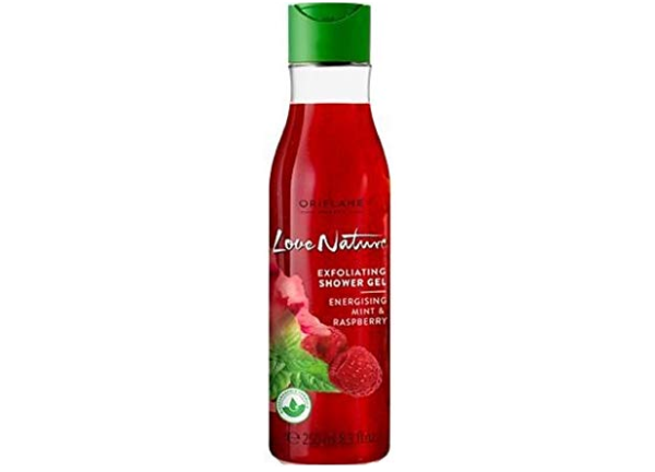 Oriflame Love Nature Exfoliating Shower Gel Energising Mint & Raspberry