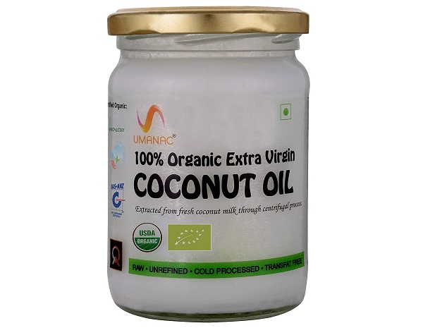 Umanac Organic Cold Processed Raw Extra Virgin Coconut Oil