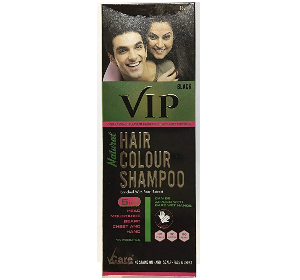 VCare Vip Hair Color Shampoo 5 In 1