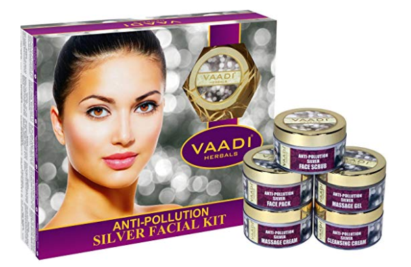 Vaadi Herbals Anti Pollution Silver Facial Kit