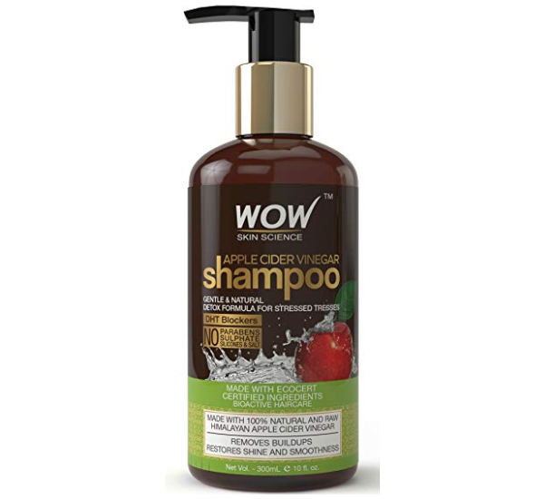 WOW Apple Cider Vinegar No Sulphate and Parabens Shampoo