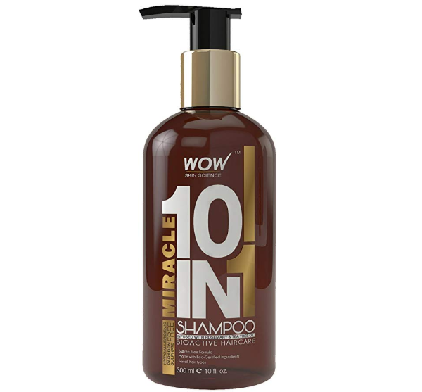 WOW Miracle 10 in 1 No Sulphate and Parabens Shampoo