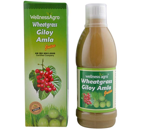 Wellness Agro Wheatgrass Giloy Amla Juice