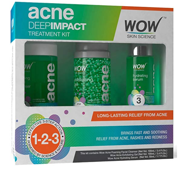 Wow Acne Deep Impact Treatment Kit