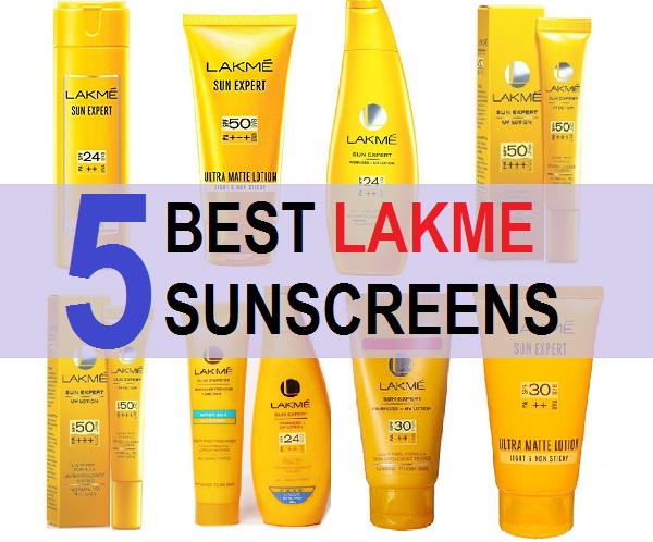 best lakme sunscreens in india