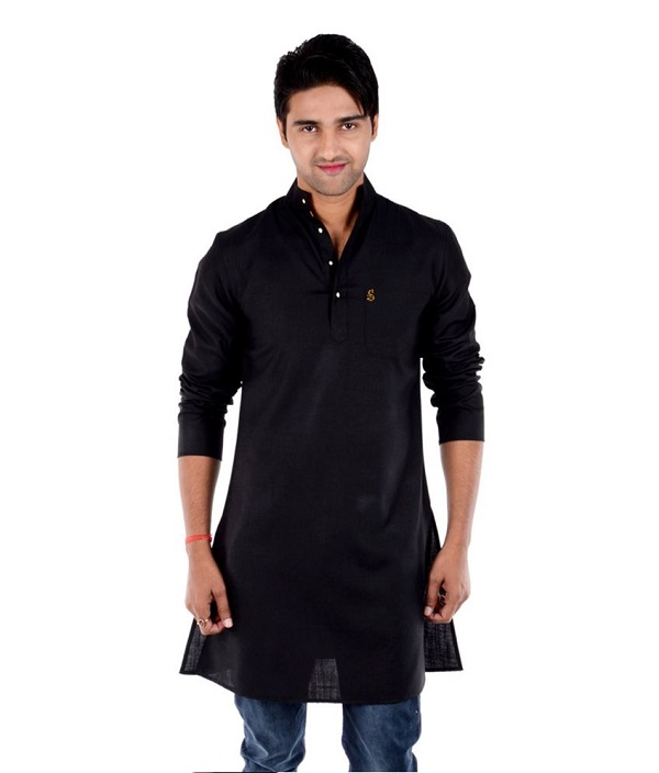 black kurta men 1