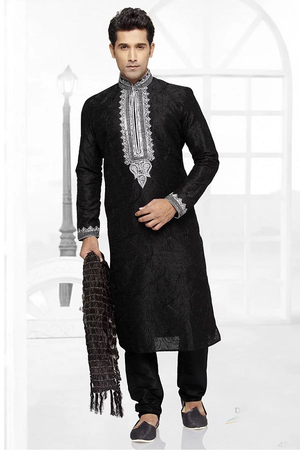 black kurta men 6