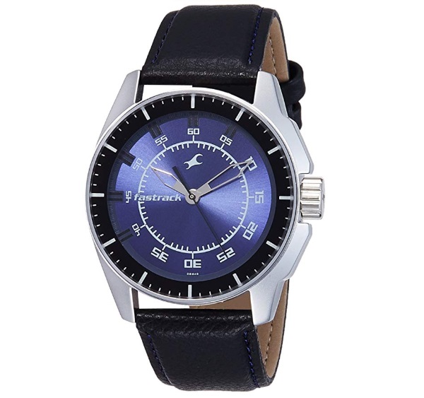 Fastrack Black Magic Analog Blue Dial Men's Watch