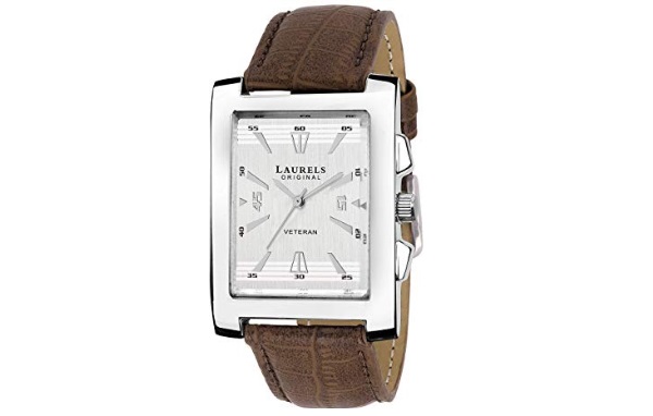 Laurels Imperial 2 Analog Silver Dial Men's Watch