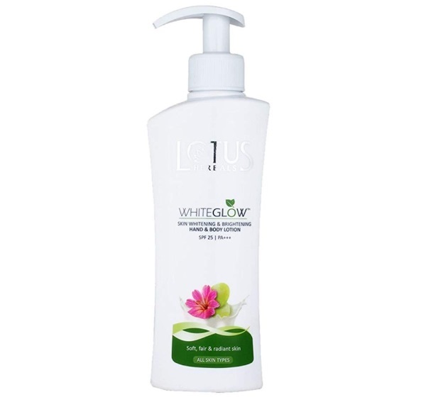 Lotus Herbals White Glow Skin Whitening and Brightening SPF-25 Hand and Body Lotion