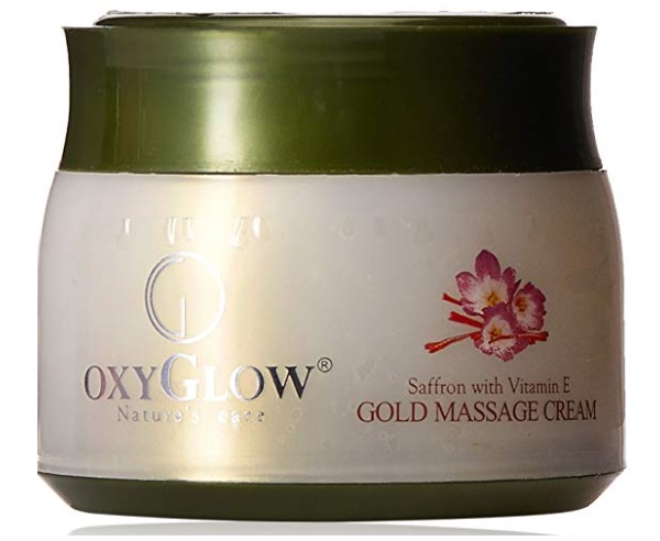 Oxyglow Saffron and Gold Vitamin E Massage Cream