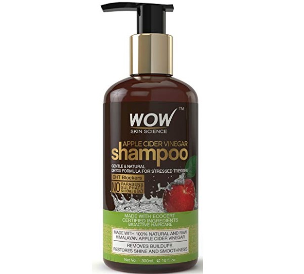 WOW Apple Cider Vinegar No Sulphate and Parabens Shampoo