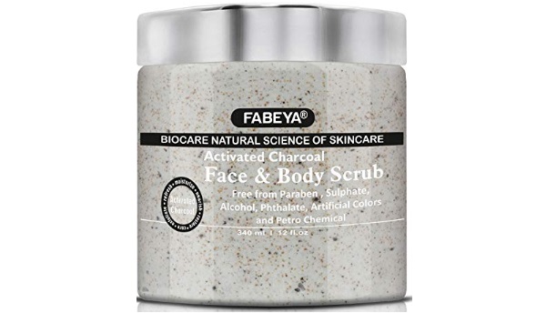 FABEYA Biocare Natural Activated Charcoal Face and Body Scrub